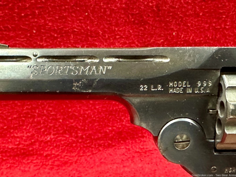 H&R 999 Sportsman .22 LR 1980 9 Shot No CC Fees!-img-3