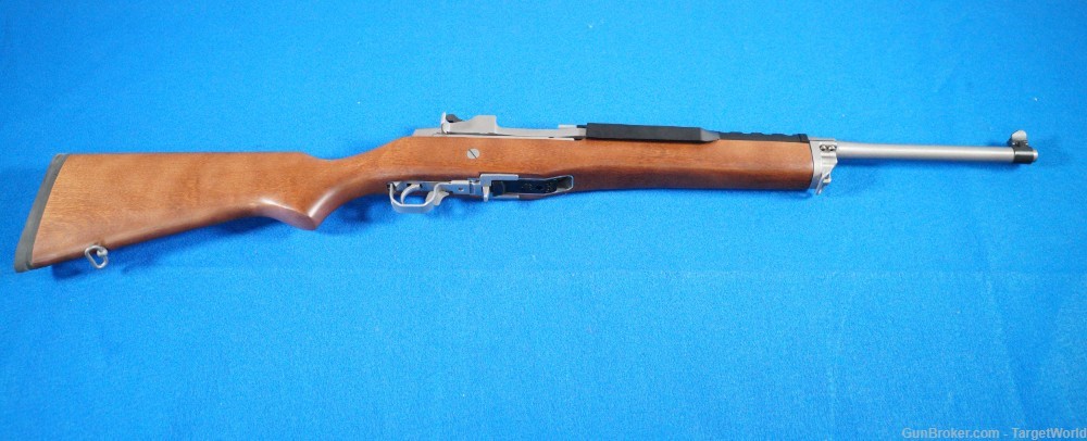 RUGER MINI-14 RANCH RIFLE 5.56X45MM RIFLE STAINLESS (RU5802)-img-0