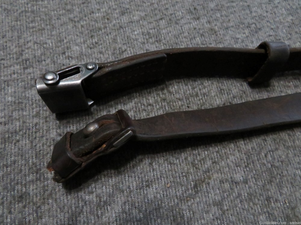 ORIGINAL WWII GERMAN 98K MAUSER RIFLE SLING THAT IS COMPLETE AND SHORTENED-img-5