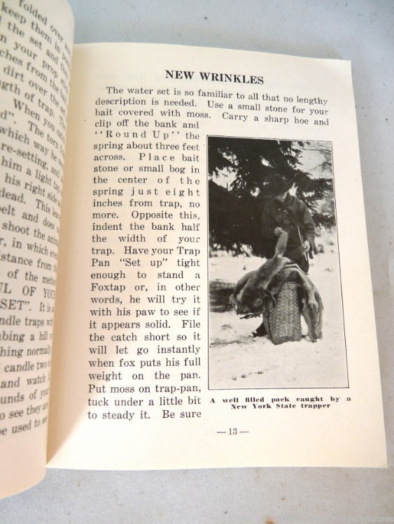 Phyre's Fox  Wolf Methods Sets  Land Snow Water trapping 1934-img-1