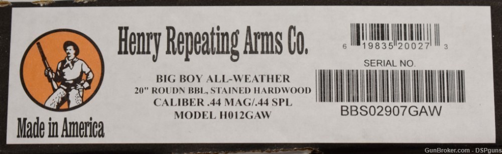 Henry Big Boy All-Weather .44 mag / .44 Spl. Lever Action Rifle - H012GAW-img-5