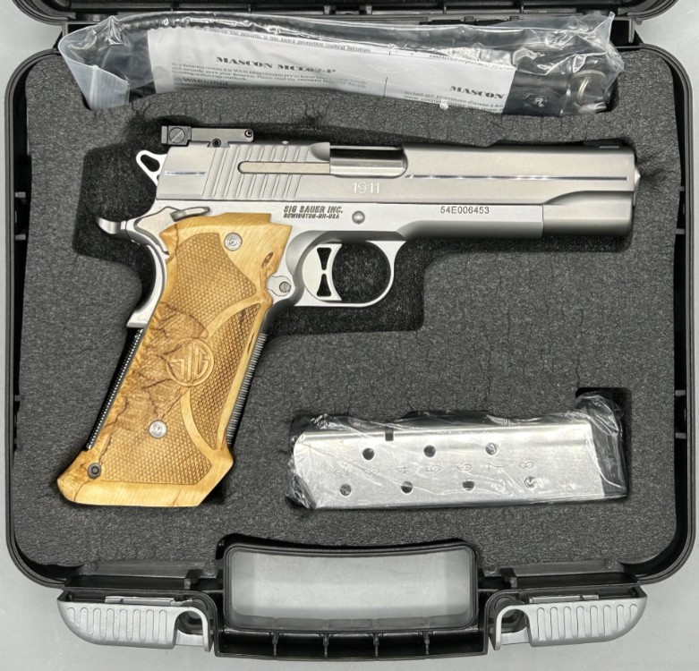 Sig Sauer 1911 Super Target .45 ACP 5" Stainless Steel SIG 45ACP 45 AUTO-img-9
