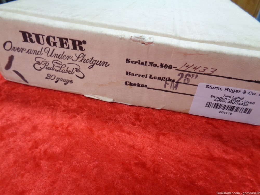 1980 Ruger Red Label 20 Gauge O/U Over Under Collector Grade WE TRADE & BUY-img-53