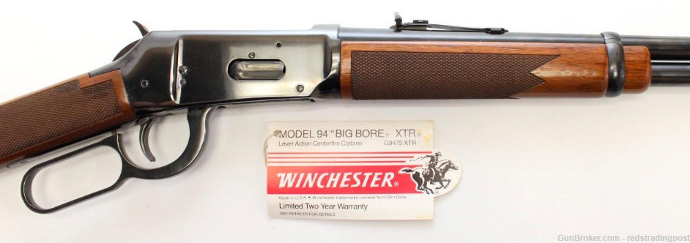 Winchester 94 XTR 20" Barrel 375 Win Lever Action Wood Stock Rifle w/ Box-img-2