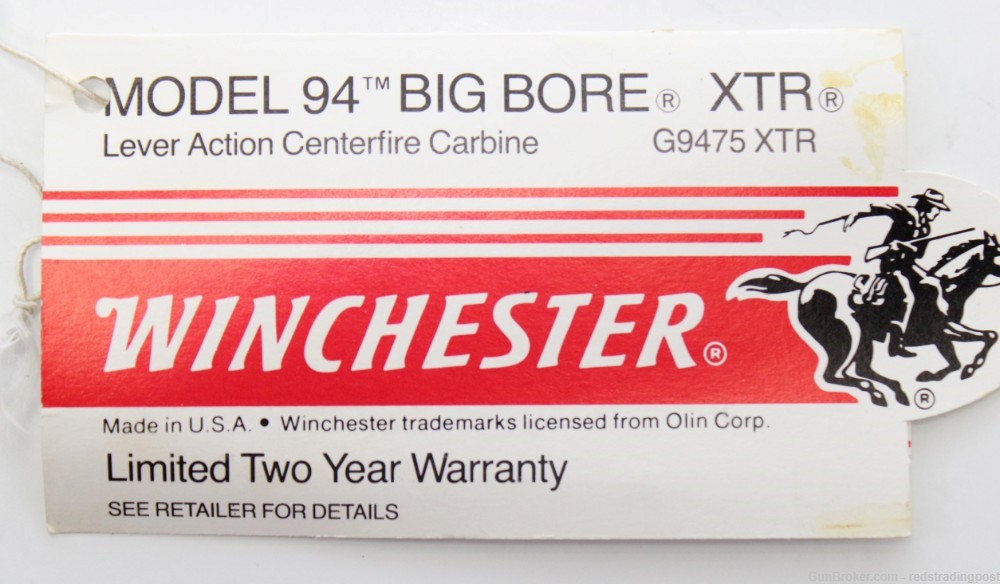 Winchester 94 XTR 20" Barrel 375 Win Lever Action Wood Stock Rifle w/ Box-img-24