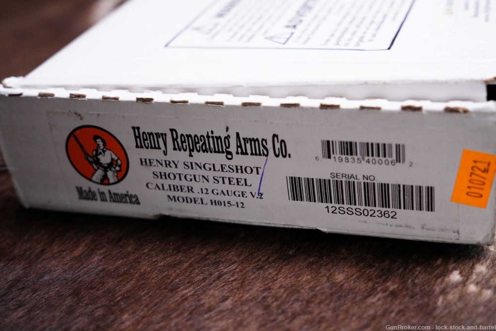 Henry Repeating Arms Model H015-12 12 GA 28” Top Break Single Shot Shotgun -img-27