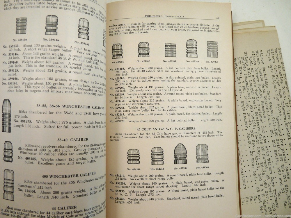 Belding Mull Hand Book handloading ammunition 1943  price lists vintage adv-img-1