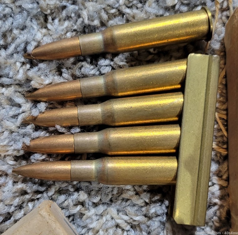 60rds Russian & Chinese surplus 7.62x54R on stripper clips, 2 pouches-img-9