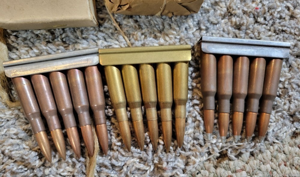 60rds Russian & Chinese surplus 7.62x54R on stripper clips, 2 pouches-img-7
