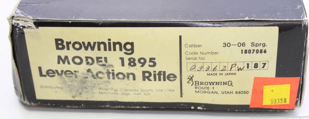 Browning 1895 24" Barrel 30-06 Sprg Wood Stock Lever Action Rifle w/ Box-img-27