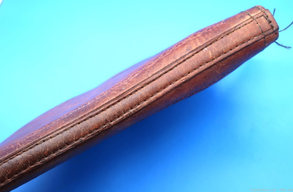 Boyt Leather Pistol Case Sheepskin Lined 1930's Vintage -img-3