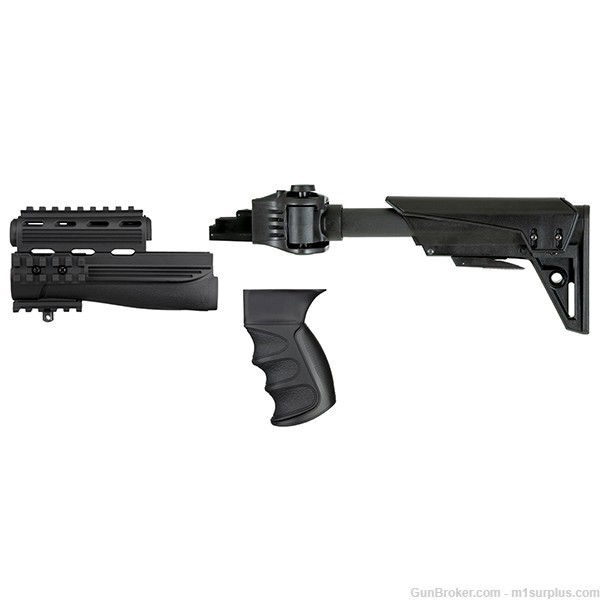ATI Strikeforce Folding Rifle Stock + Forend + Grip for AK47 AK74 MAK90-img-0