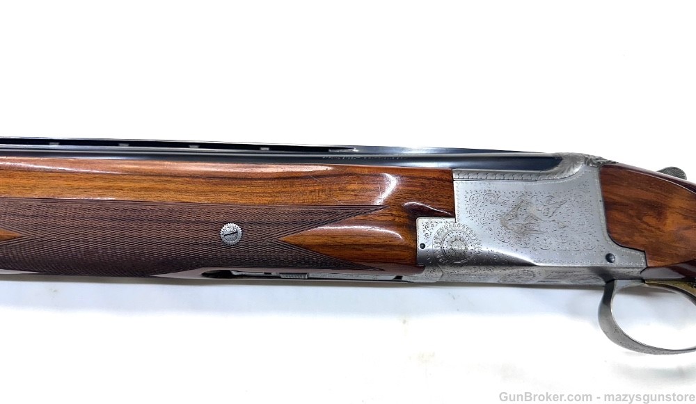 Belgium Browning Superposed 12ga Pigeon Grade Felix Funken Engraved 1956-img-6