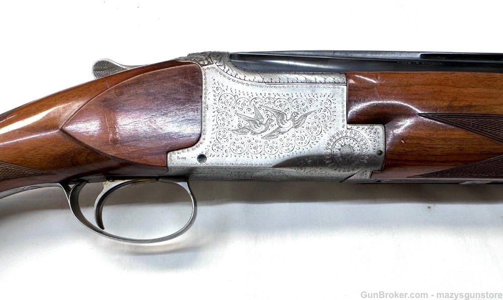 Belgium Browning Superposed 12ga Pigeon Grade Felix Funken Engraved 1956-img-20