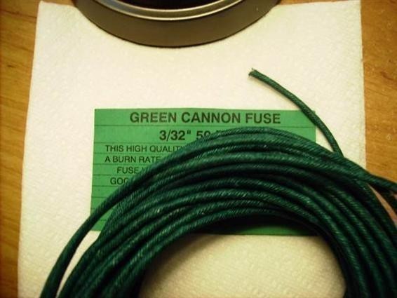 WATER PROOF 3/32  GREEN CANNON FUSE-img-0