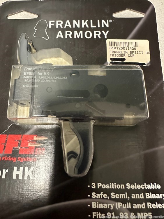 Franklin Armory BFSIII HK-C1 Trigger - for HK 91/93/MP5-img-3