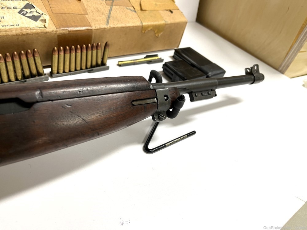 RARE 1943 Inland General Motors US, SG Receiver, M1 Carbine w/Original Box -img-6