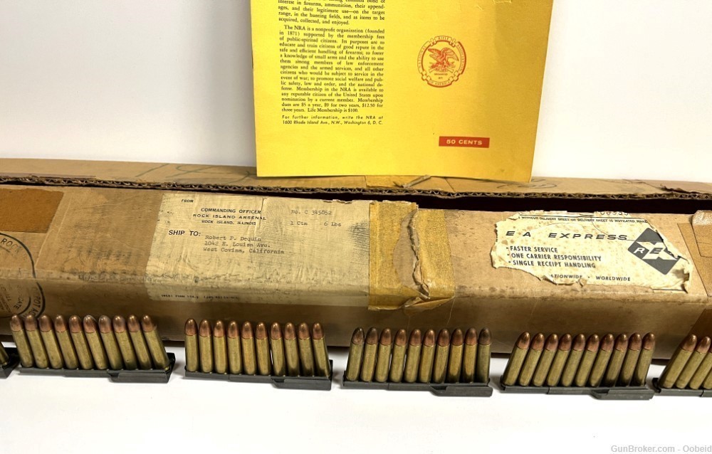 RARE 1943 Inland General Motors US, SG Receiver, M1 Carbine w/Original Box -img-29