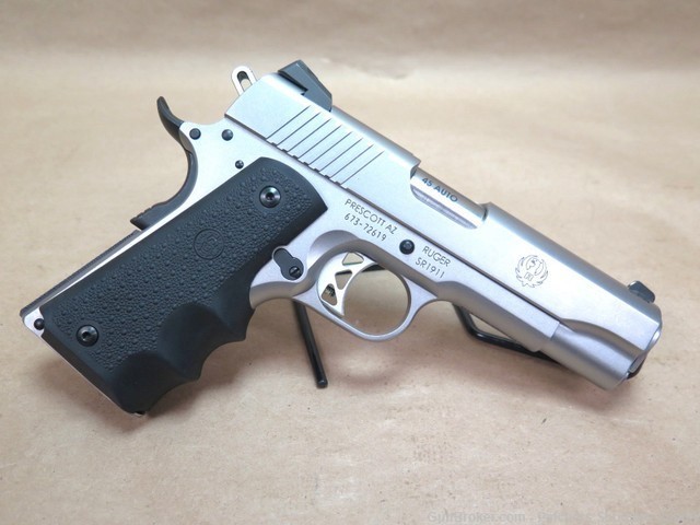 Ruger SR1911 Commander Style Stainless Steel 45ACP 6702 Like New in Box-img-1