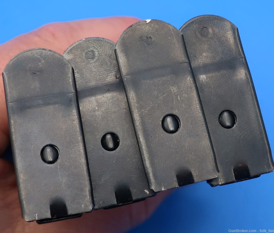 Four (4) Unmarked P38 9MM Magazines -img-1