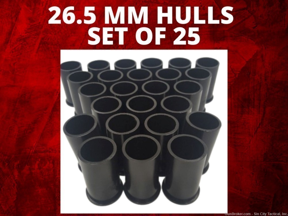 26.5mm Plastic Hulls 25 Pack-img-0