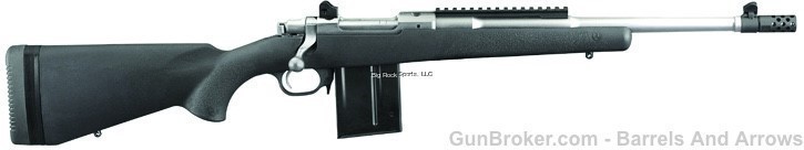 Ruger 6829 Gunsite Scout Bolt Action Rifle 308 WIN, RH, 16.1 in Matte S/S-img-0