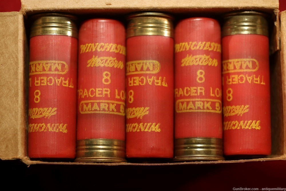 Winchester Tracer Shotshells - Full box of 25 - Vintage-img-6