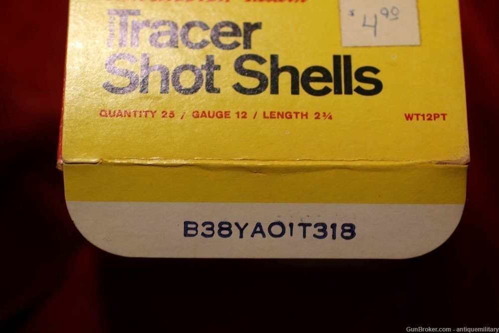 Winchester Tracer Shotshells - Full box of 25 - Vintage-img-4