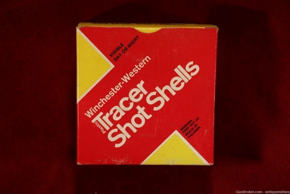 Winchester Tracer Shotshells - Full box of 25 - Vintage-img-0