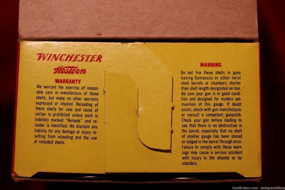 Winchester Tracer Shotshells - Full box of 25 - Vintage-img-5