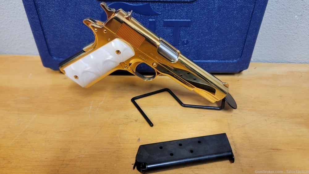 Colt Government Model 1911 | Series 70 | 24kt Gold Plated|Unfired-img-4
