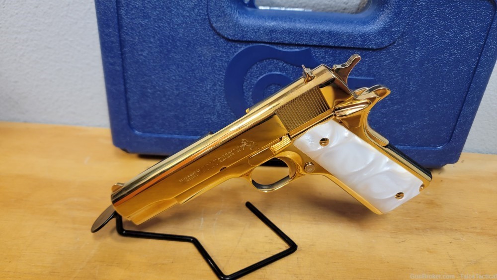 Colt Government Model 1911 | Series 70 | 24kt Gold Plated|Unfired-img-3