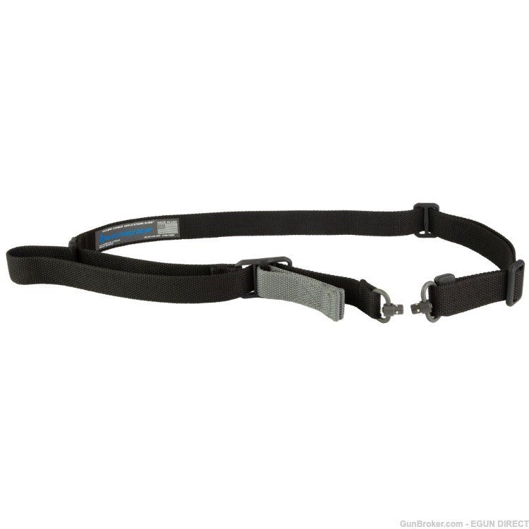 Blue Force Gear Vickers 221 (Two to One Point) QD Push Button Sling Black-img-0