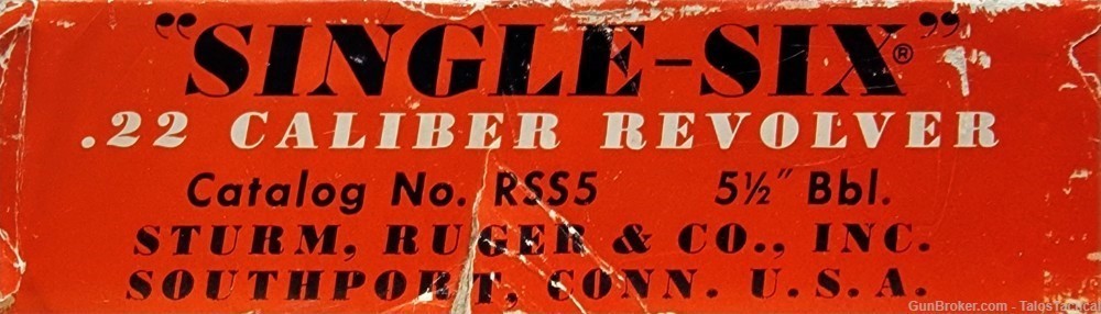 Ruger Single Six | .22 Caliber | Extra Cylinder |3-Screw -img-4