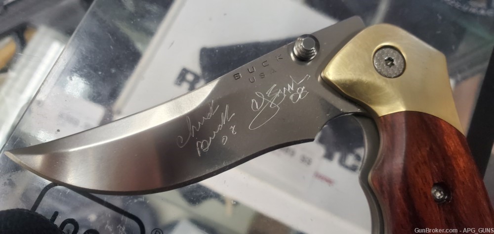 4 Buck Kalinga Knife Collection 3 Fixed, and Double Signed Folder *EXLNT*-img-5