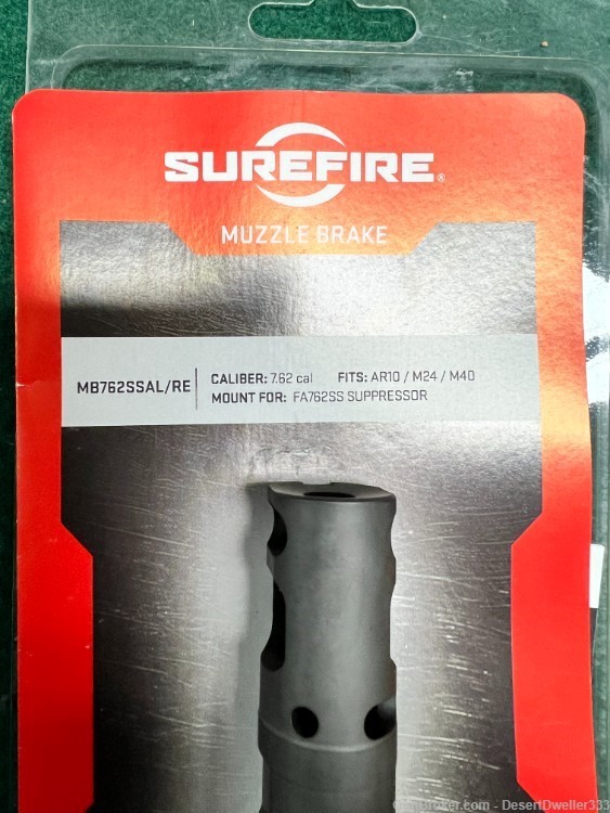 Surefire MB762SSAL/RE - M24 / M40 Suppressor Adapter NEW-img-1