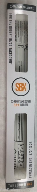 Tactical Solutions SBX X-Ring takedown barrel Ruger 10/22 threaded-img-6