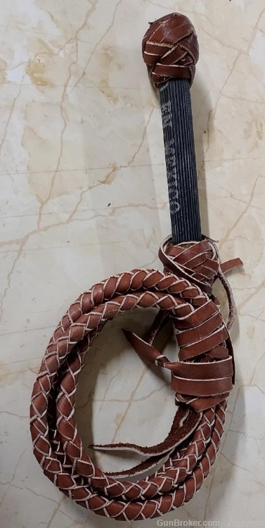 New Cow Hide Leather Made Mexican Bull Whip-img-1