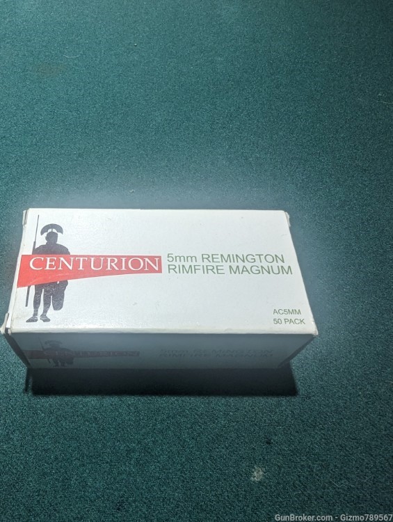 Full Box of Centurion 5mm Remington magnum Ammunition -img-0