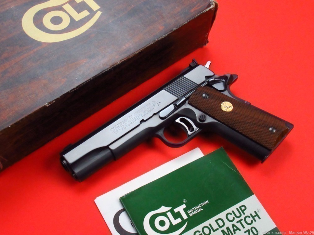 Scarce 1979  Colt GOLD CUP NATIONAL MATCH .45 AUTOMATIC 1911 Government-img-0