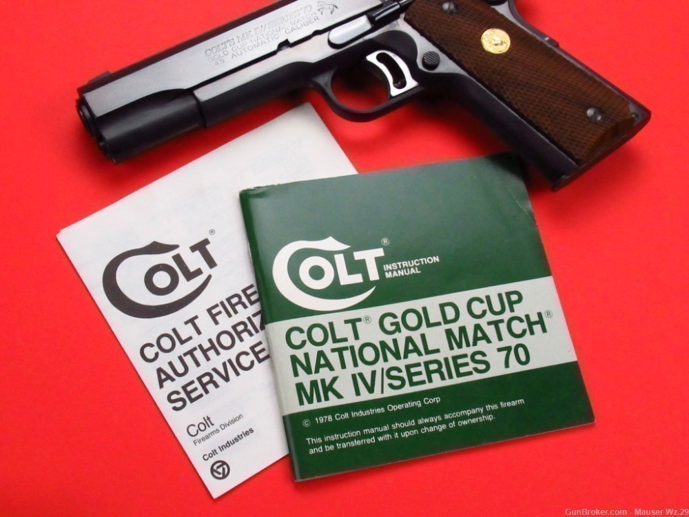 Scarce 1979  Colt GOLD CUP NATIONAL MATCH .45 AUTOMATIC 1911 Government-img-90