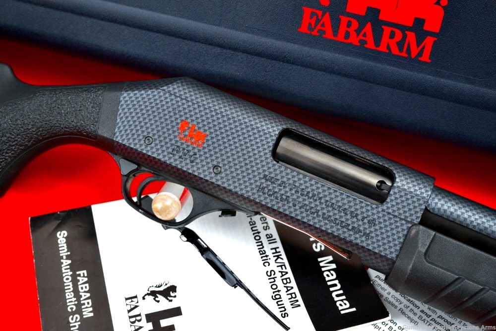 Rare Fabarm Heckler & Koch FP6 12GA Carbon Fiber Original Case Like New-img-6