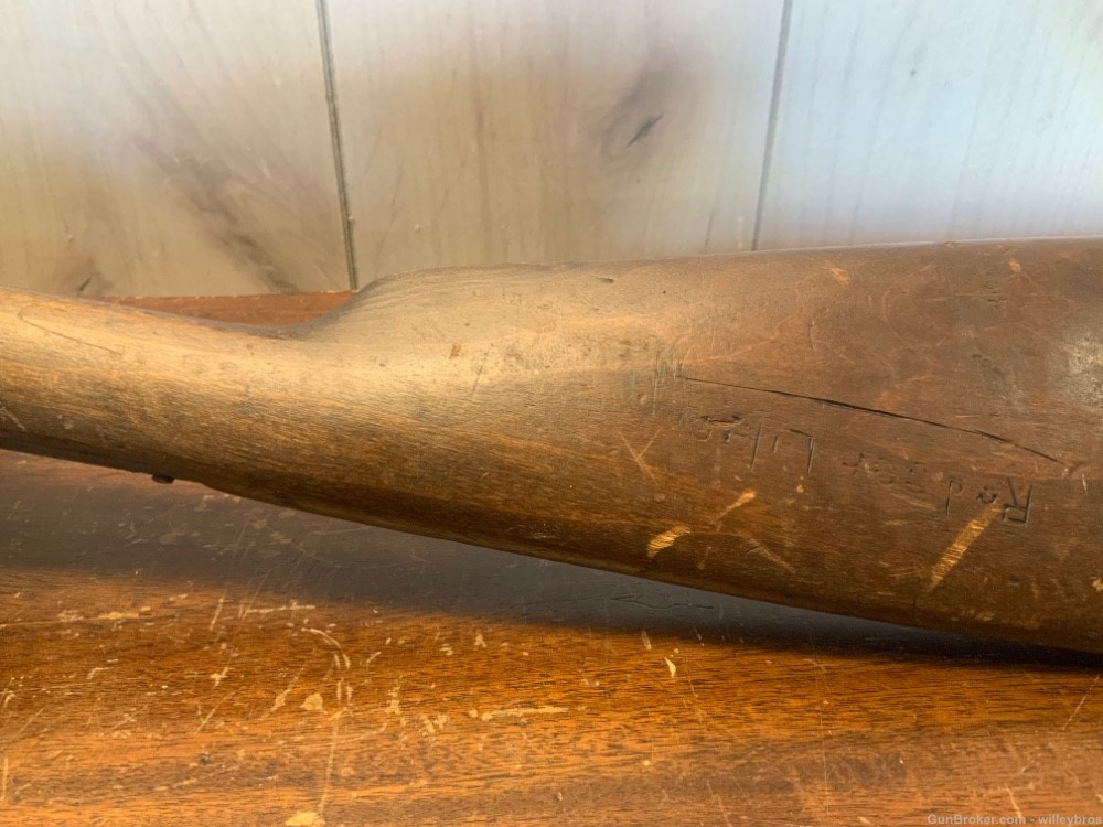 As Is 1919 Winchester Model 1906 19.5” 22 LR Patina Cracked Stock C&R-img-12