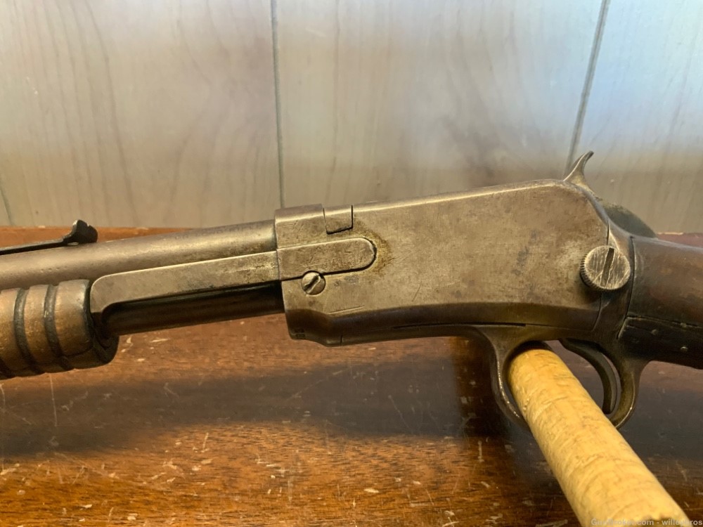 As Is 1919 Winchester Model 1906 19.5” 22 LR Patina Cracked Stock C&R-img-10