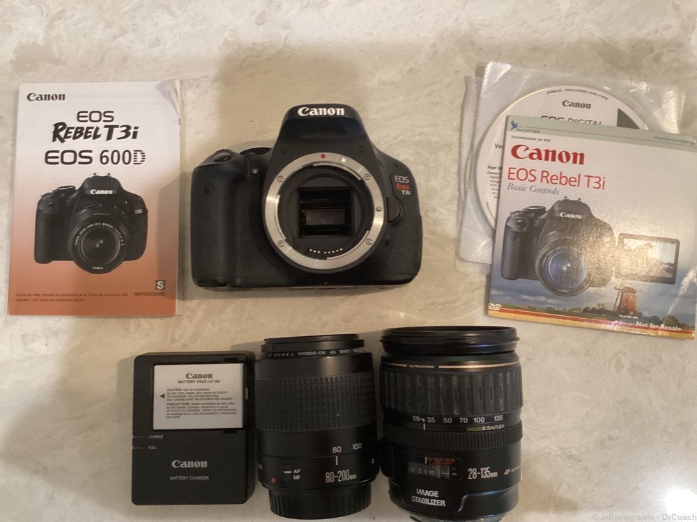 Canon EOS REBEL T3I Digital camera package-img-0