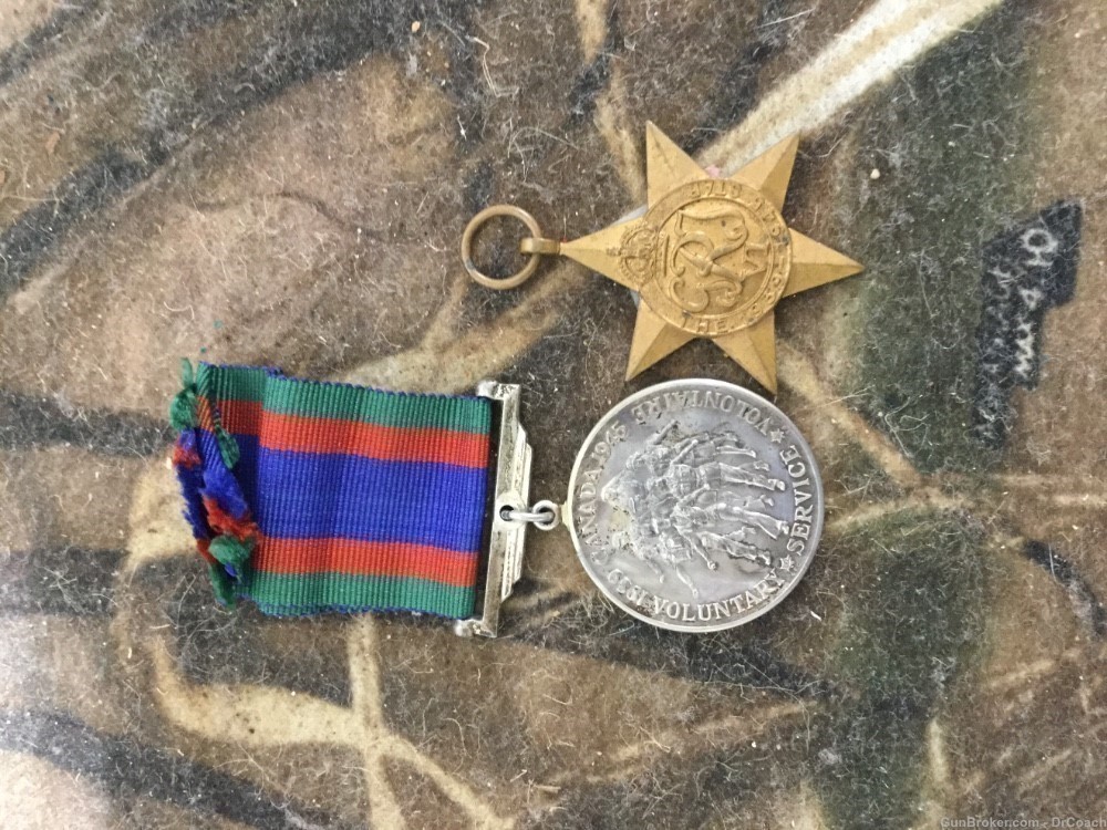 Canadian WWII sterling service medals-img-0