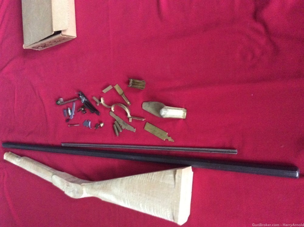 Blackpowder Rifle Kit  45cal Percussion Bbl44”Octagon NOS-img-5