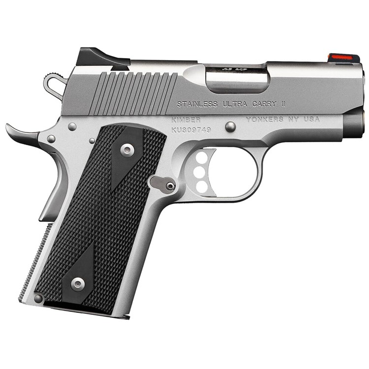 Kimber 1911 Stainless Ultra Carry II .45 ACP CA Compliant Pistol 3200062CA-img-0