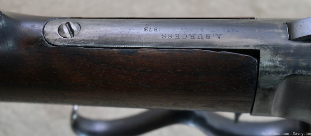 Rare Whitney-Burgess-Morse Lever Action Sporting Rifle 45-70-img-9