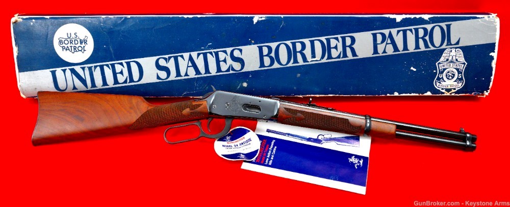 Ultra Rare U.S. Border Patrol Winchester 94 Carbine NIB Collector-img-23